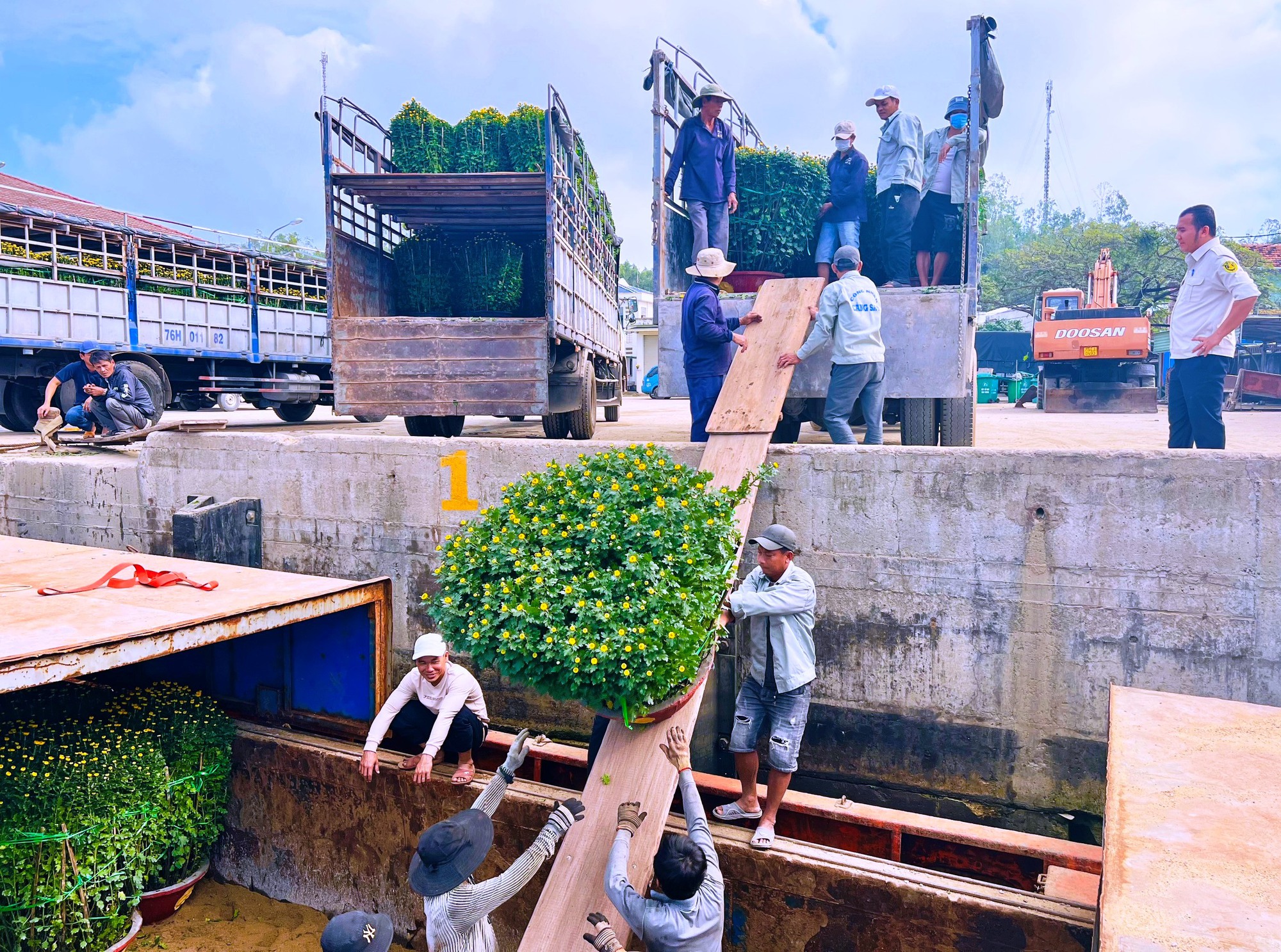Chở Tết ra đảo tiền tiêu Lý Sơn - Ảnh 2.