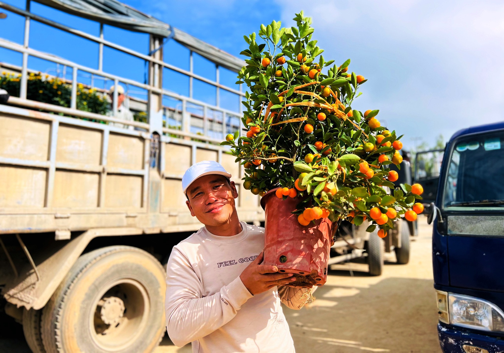 Chở Tết ra đảo tiền tiêu Lý Sơn - Ảnh 3.