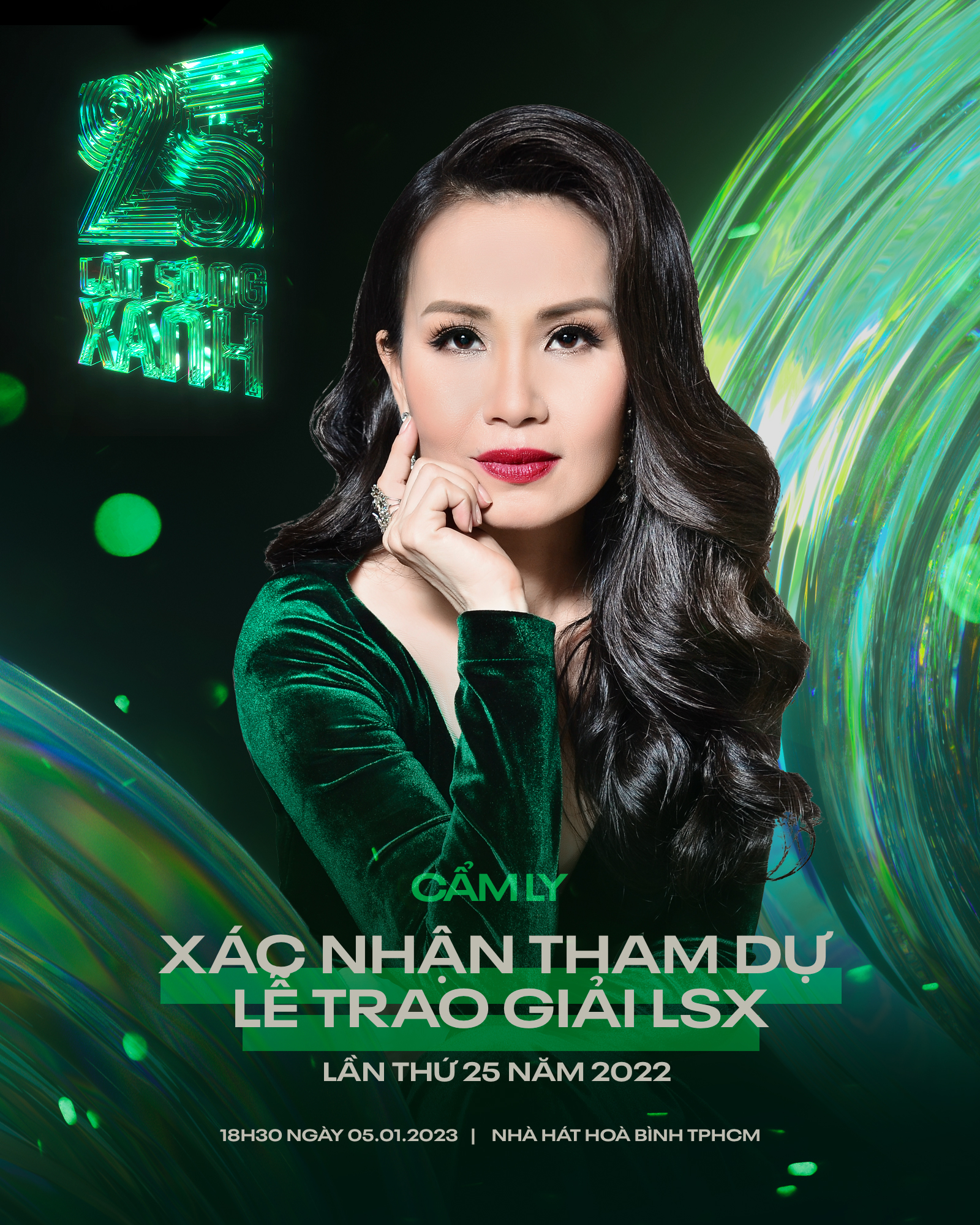 Bùng nổ dàn dàn sao "sang-xịn-mịn" tại Lễ trao giải Làn Sóng Xanh 2022