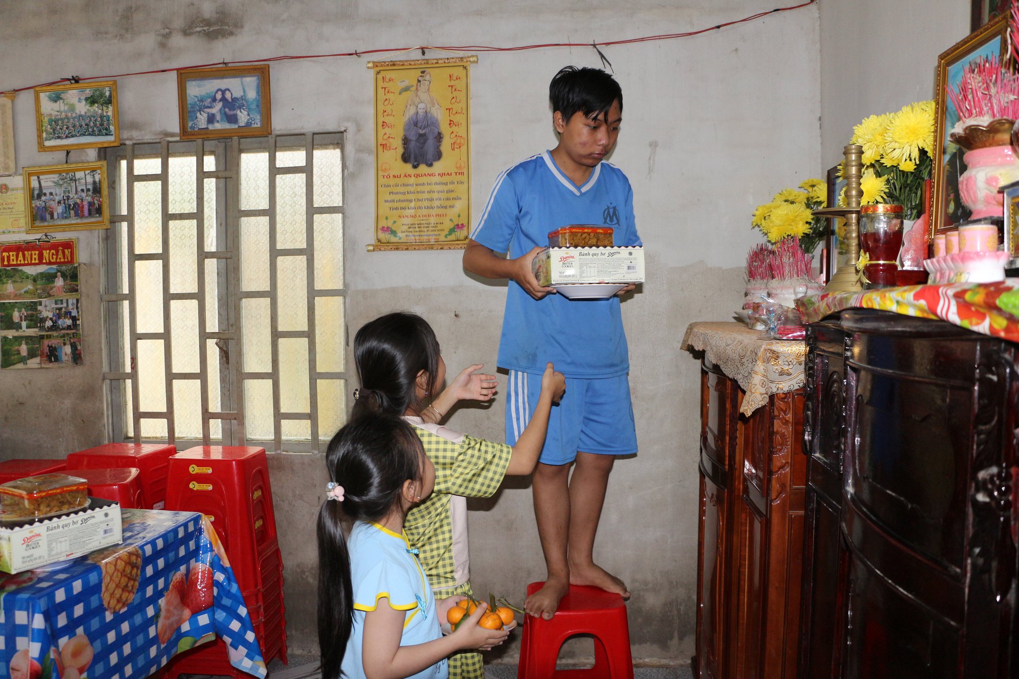 Gặp lại 3 đứa trẻ mồ c&ocirc;i cha mẹ sau vụ tai nạn giao th&ocirc;ng ở S&oacute;c Trăng - Ảnh 5.