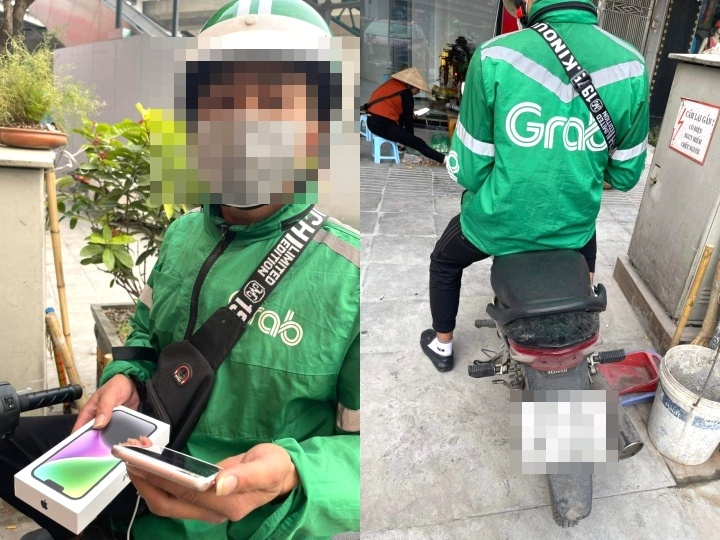 Đặt xe công nghệ, người bị lừa đảo, người mất iPhone 14