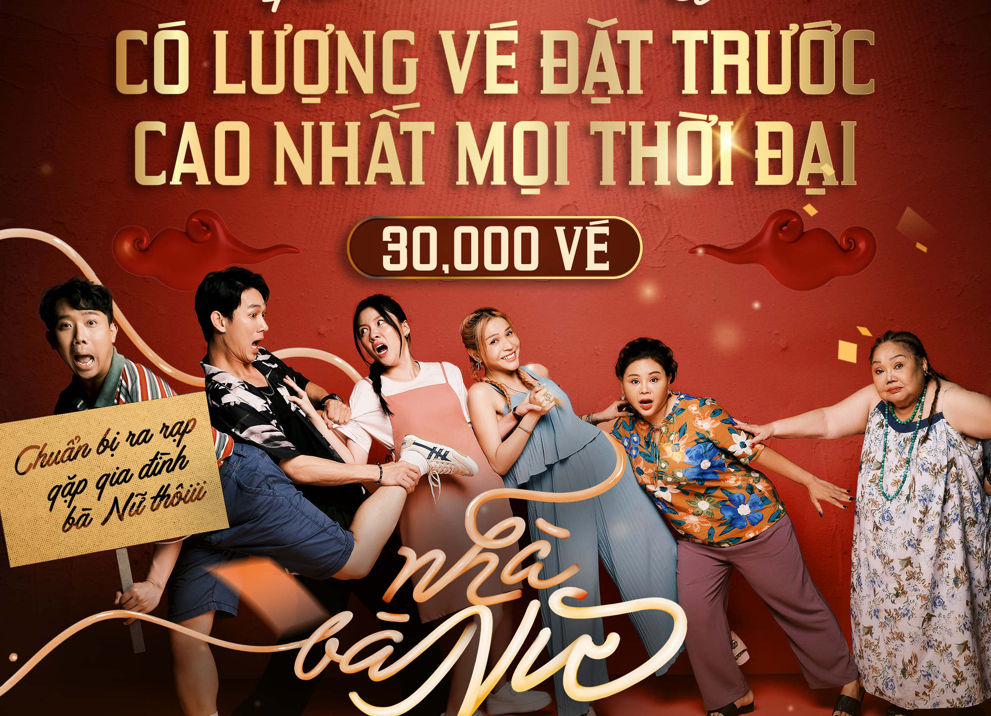 “Nhà bà Nữ” của Trấn Thành lập kỷ lục: bán trước được 30.000 vé