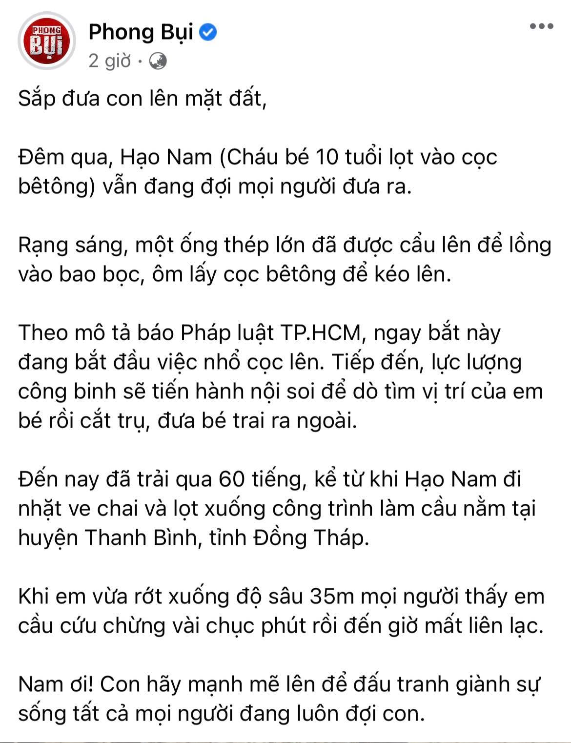Cộng đồng mạng cầu nguyện cho bé trai lọt vào trụ bê-tông - Ảnh 4.