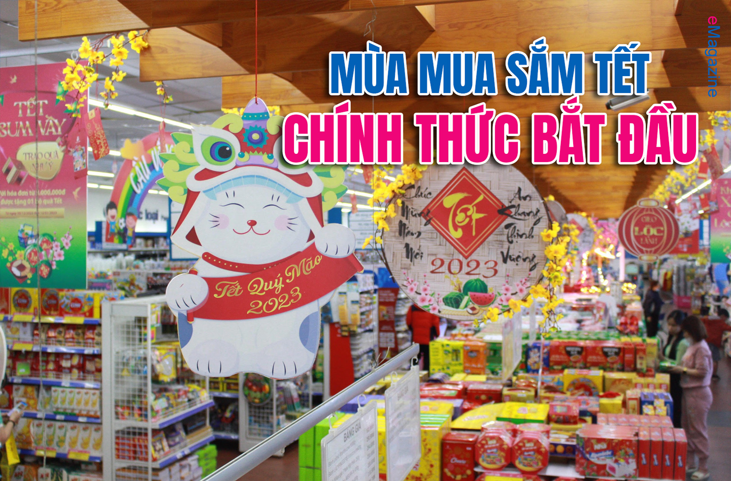 Mùa mua sắm Tết chính thức bắt đầu