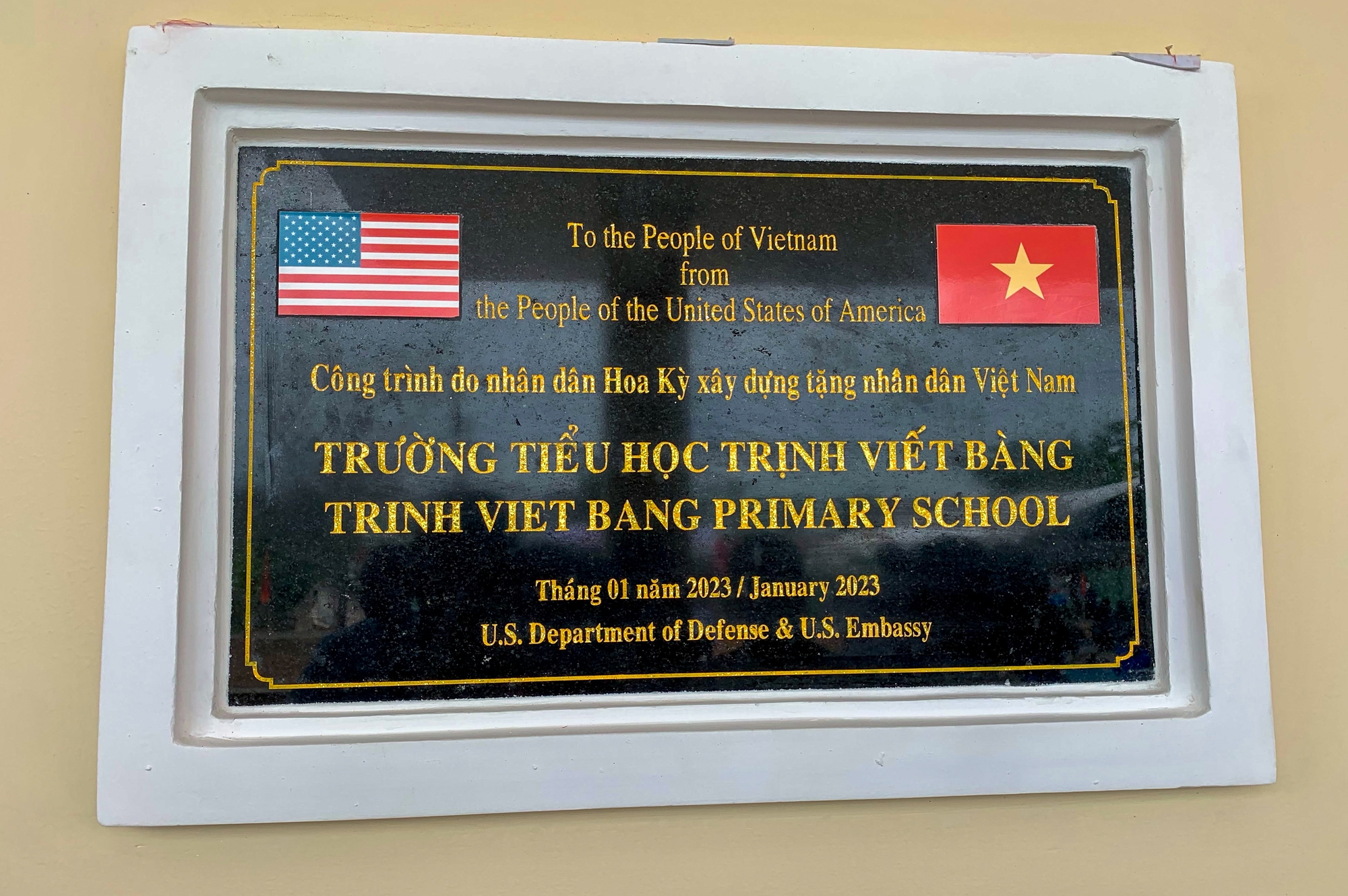 Mỹ x&acirc;y trường tiểu học Trịnh Viết B&agrave;ng tặng tỉnh Bến Tre - Ảnh 5.