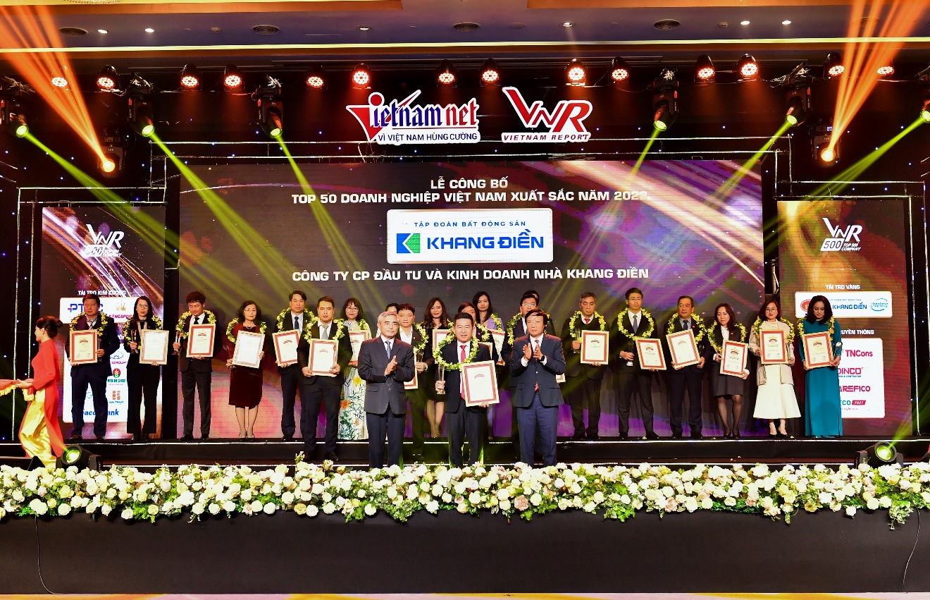 Tập đoàn Khang Điền lần thứ 4 liên tiếp đạt Top 50 doanh nghiệp Việt Nam xuất sắc - Ảnh 1.