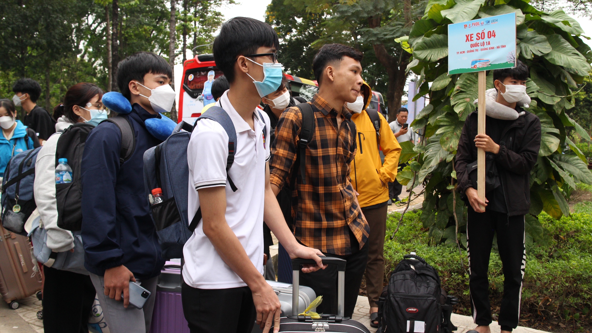 Những chuyến xe đoàn viên cho sinh viên xa nhà