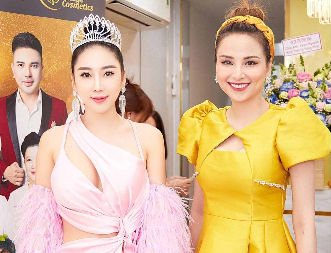 Hoa hậu Trịnh Thanh Hồng hội ngộ Hoa hậu Diễm Hương