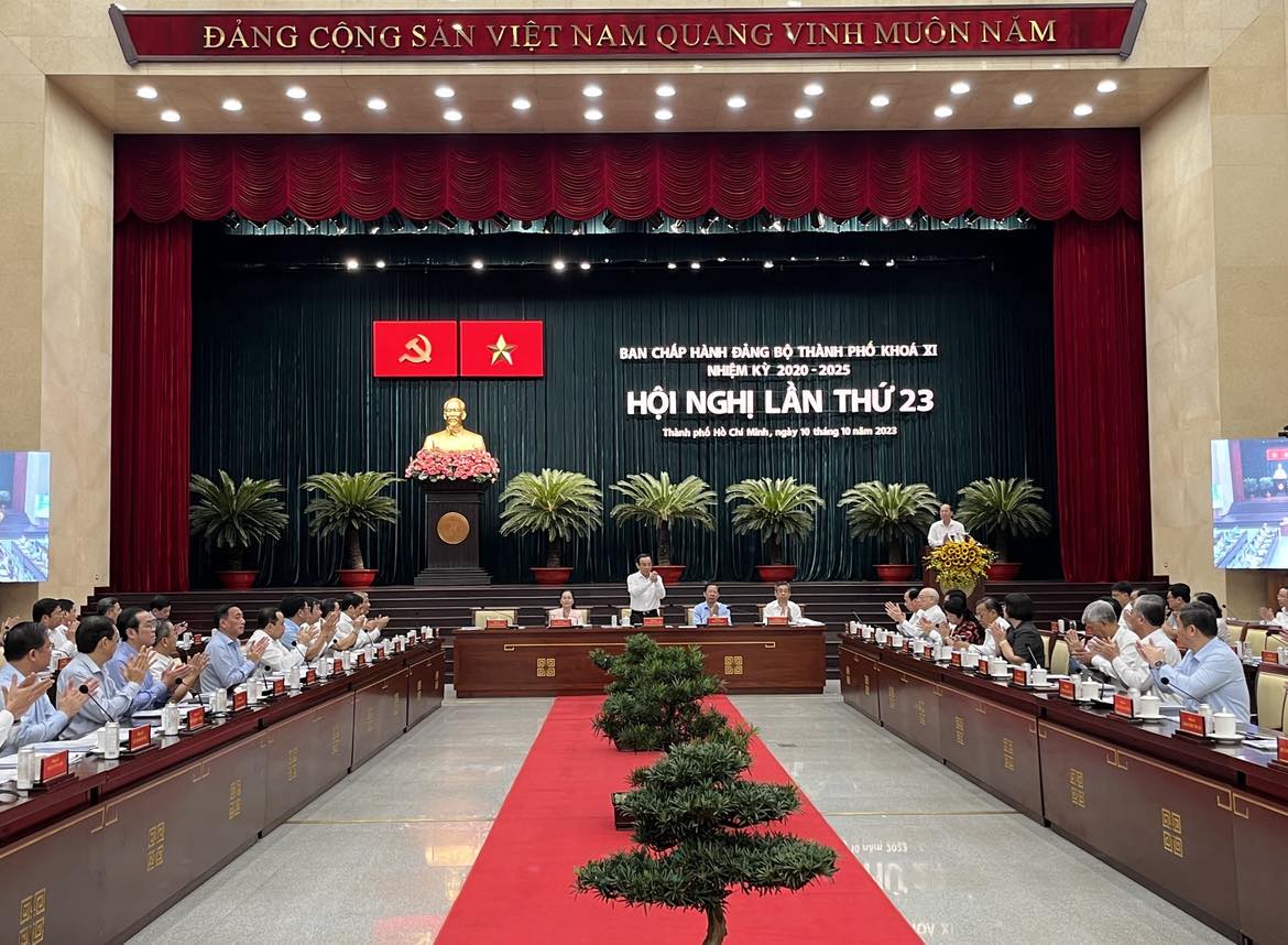 Hội nghị Th&agrave;nh ủy TP HCM lần thứ 23 b&agrave;n nhiều vấn đề quan trọng - Ảnh 2.
