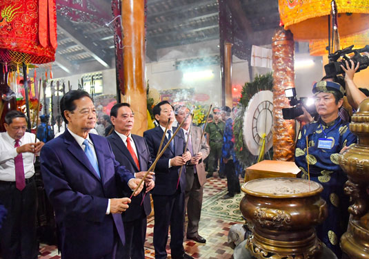 Lễ hội Đình thần Nguyễn Trung Trực là di sản văn hóa phi vật thể quốc gia