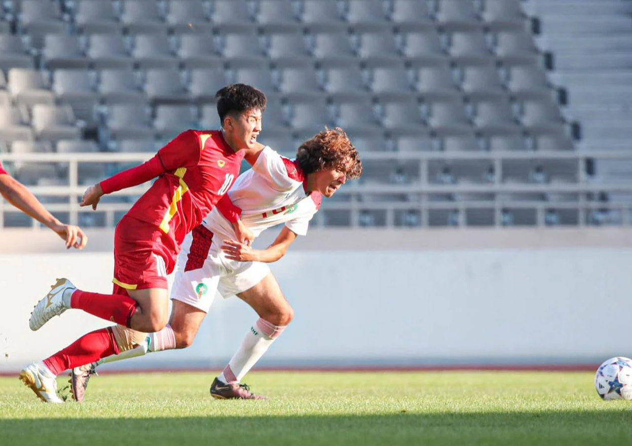 U18 Việt Nam thua trắng 0-5 trước U18 Morocco tại Hàn Quốc