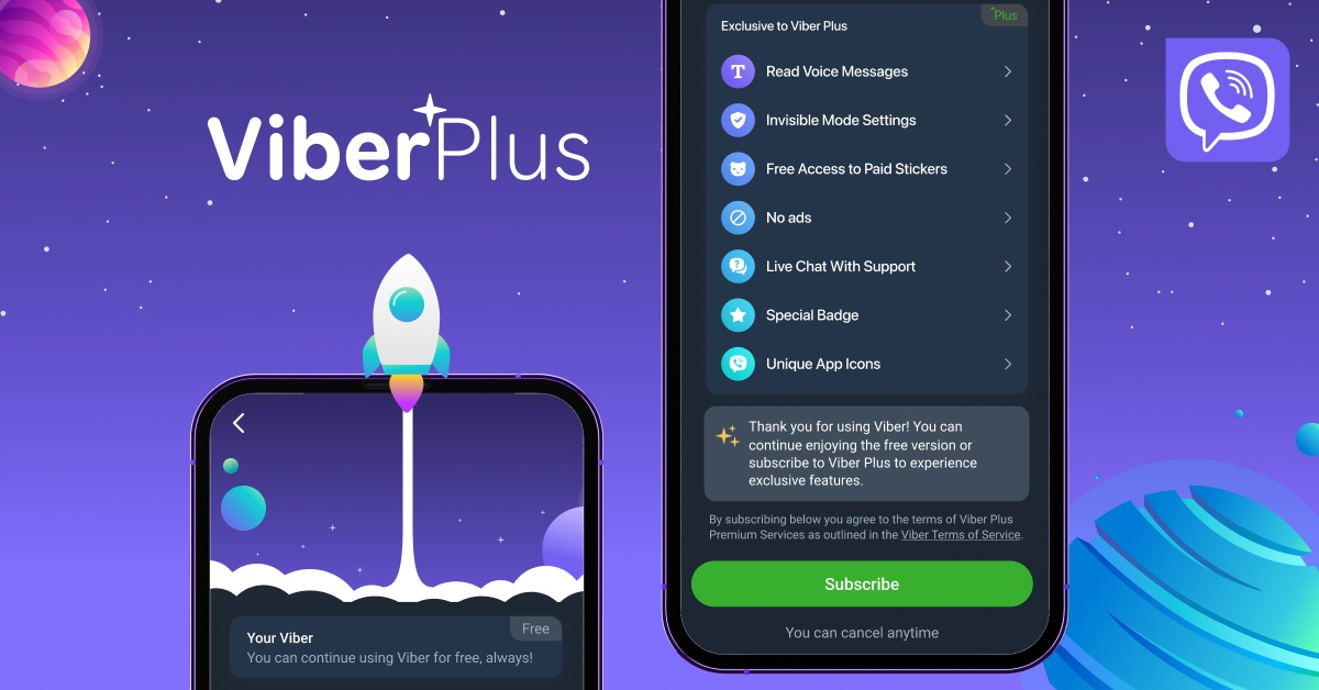 Viber Plus ra mắt với nhiều tính năng, tùy biến độc quyền - Ảnh 1. Viber Plus ra mắt với nhiều tính năng, tùy biến độc quyền - Ảnh 1.