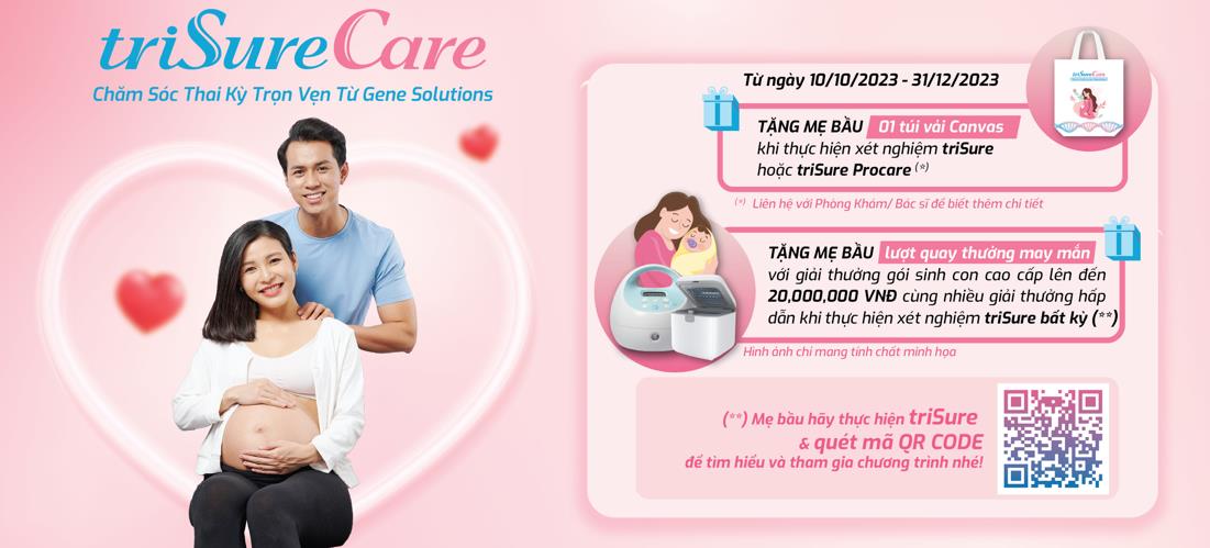 Gene Solutions ra mắt chương trình "triSureCare - Chăm sóc thai kỳ trọn vẹn"