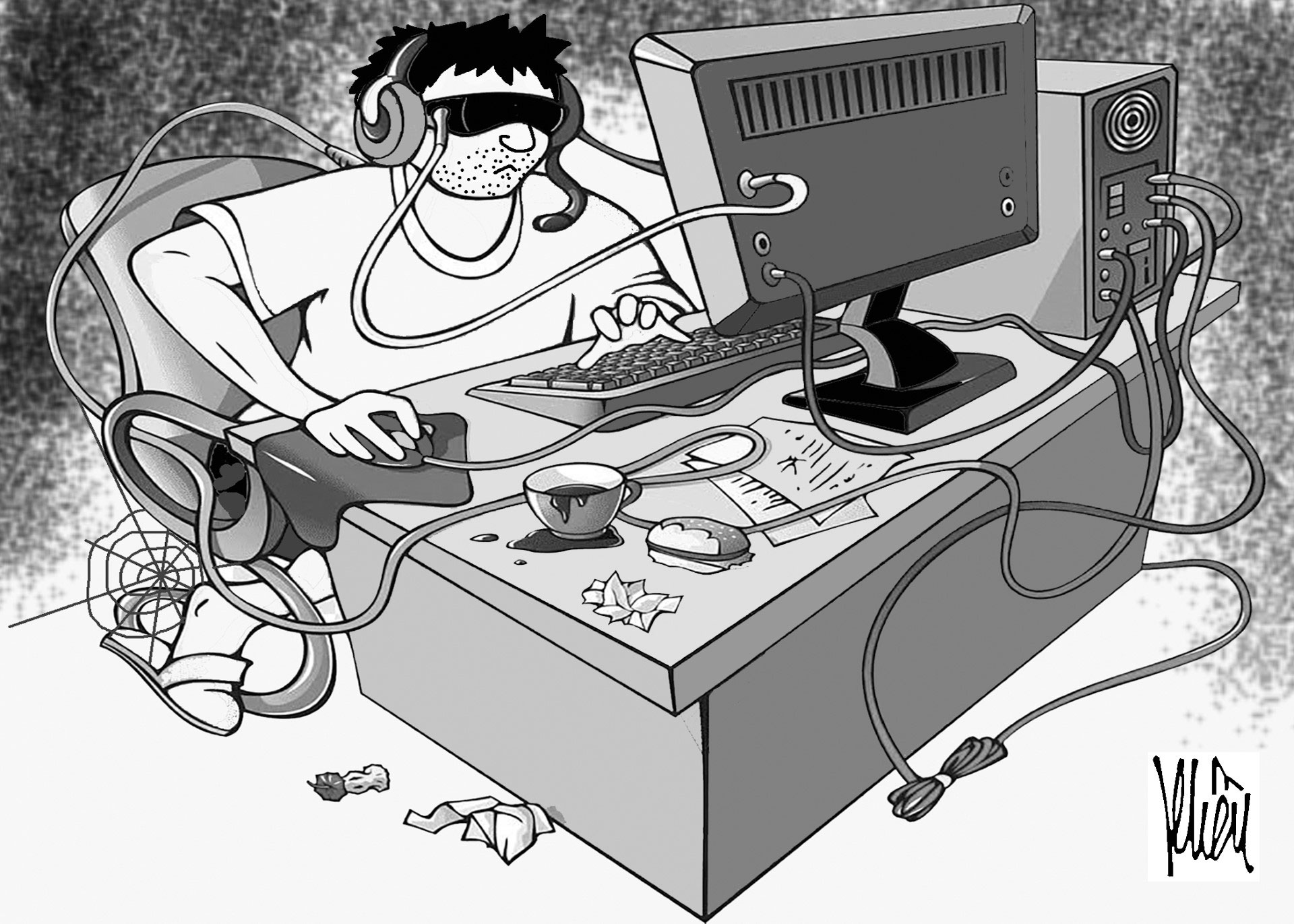 Nghiện game đâu thua nghiện rượu