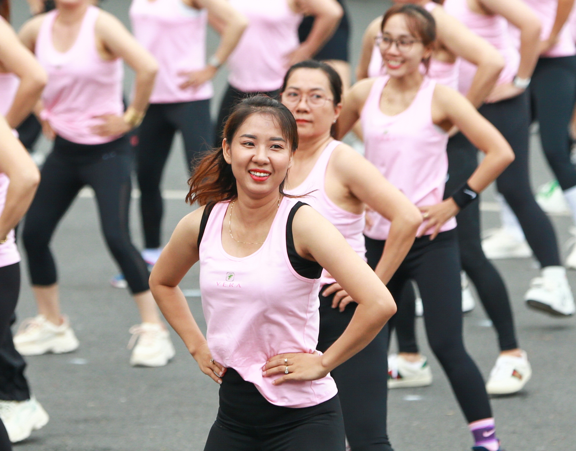 TP HCM tổ chức buổi đồng diễn Aerobic quy mô lớn chào mừng ngày Phụ nữ Việt Nam - Ảnh 8.