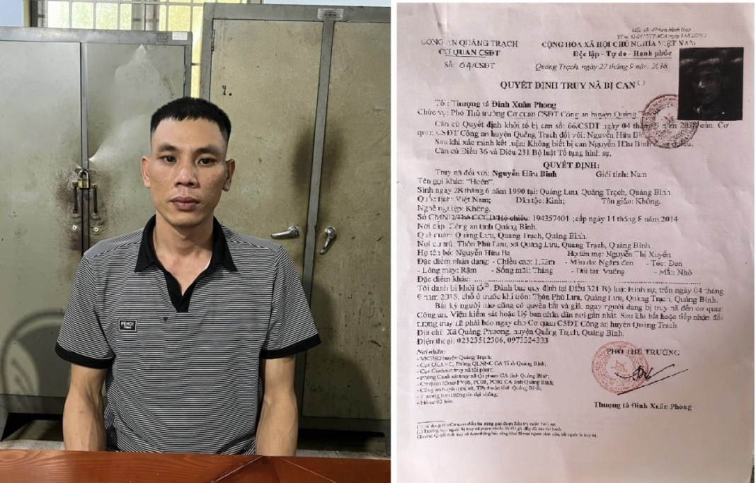 Bắt giữ Nguyễn Hữu Bình sau 5 năm trốn truy nã
