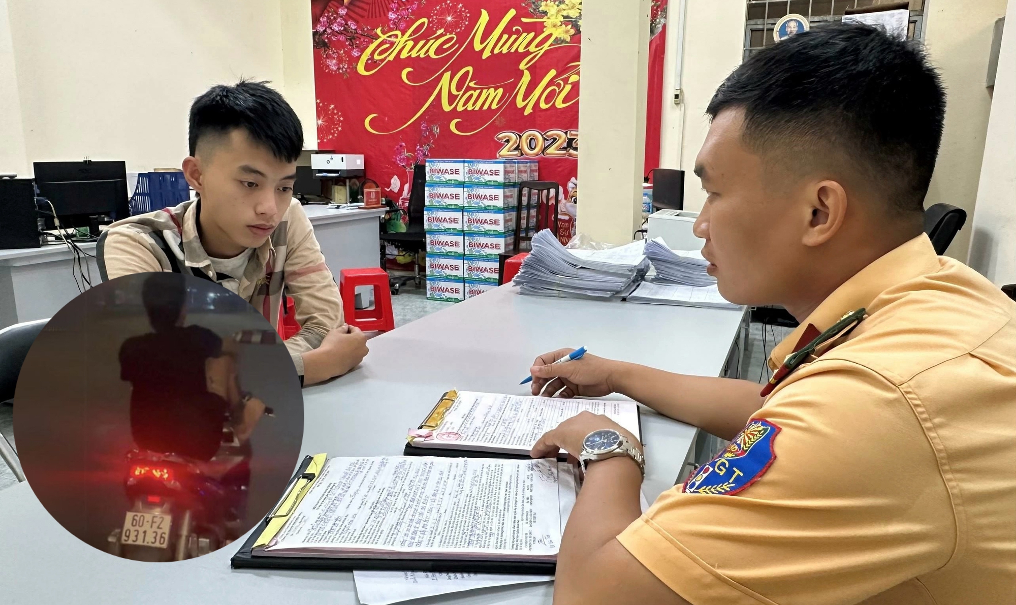 Phạt nặng thanh niên dương tính với ma túy "biểu diễn" trên xe máy