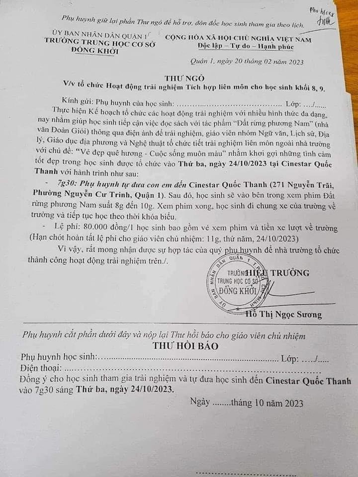 Xôn xao thư ngỏ vận động học sinh xem phim "Đất rừng phương Nam"
