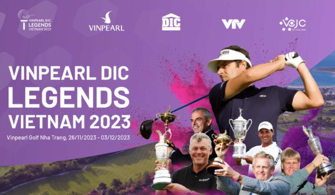 60 huyền thoại thế giới đua tranh giải thưởng golf 500.000 USD tại Việt Nam
