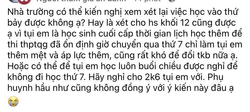 Hàng loạt trường học ở TP HCM đổi thời khóa biểu, học sinh kẻ khóc, người cười - Ảnh 2.
