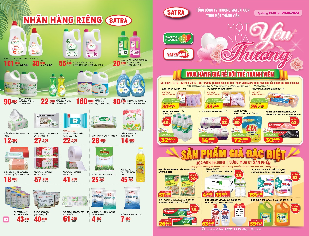 “Một nửa yêu thương” cùng hệ thống bán lẻ SATRA