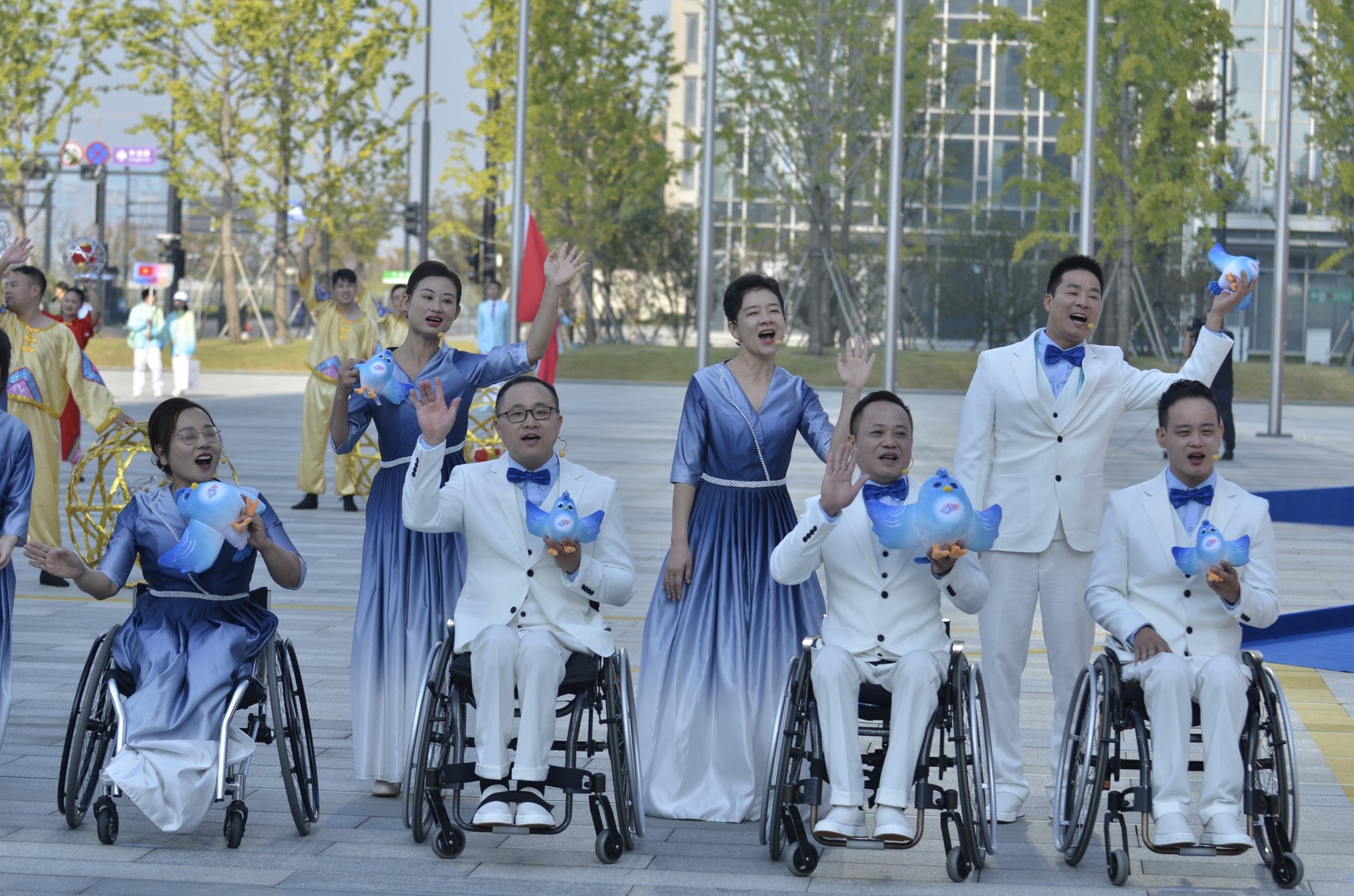 ASIAN Para Games 4: Quốc kỳ Việt Nam tung bay tại H&agrave;ng Ch&acirc;u - Ảnh 3.