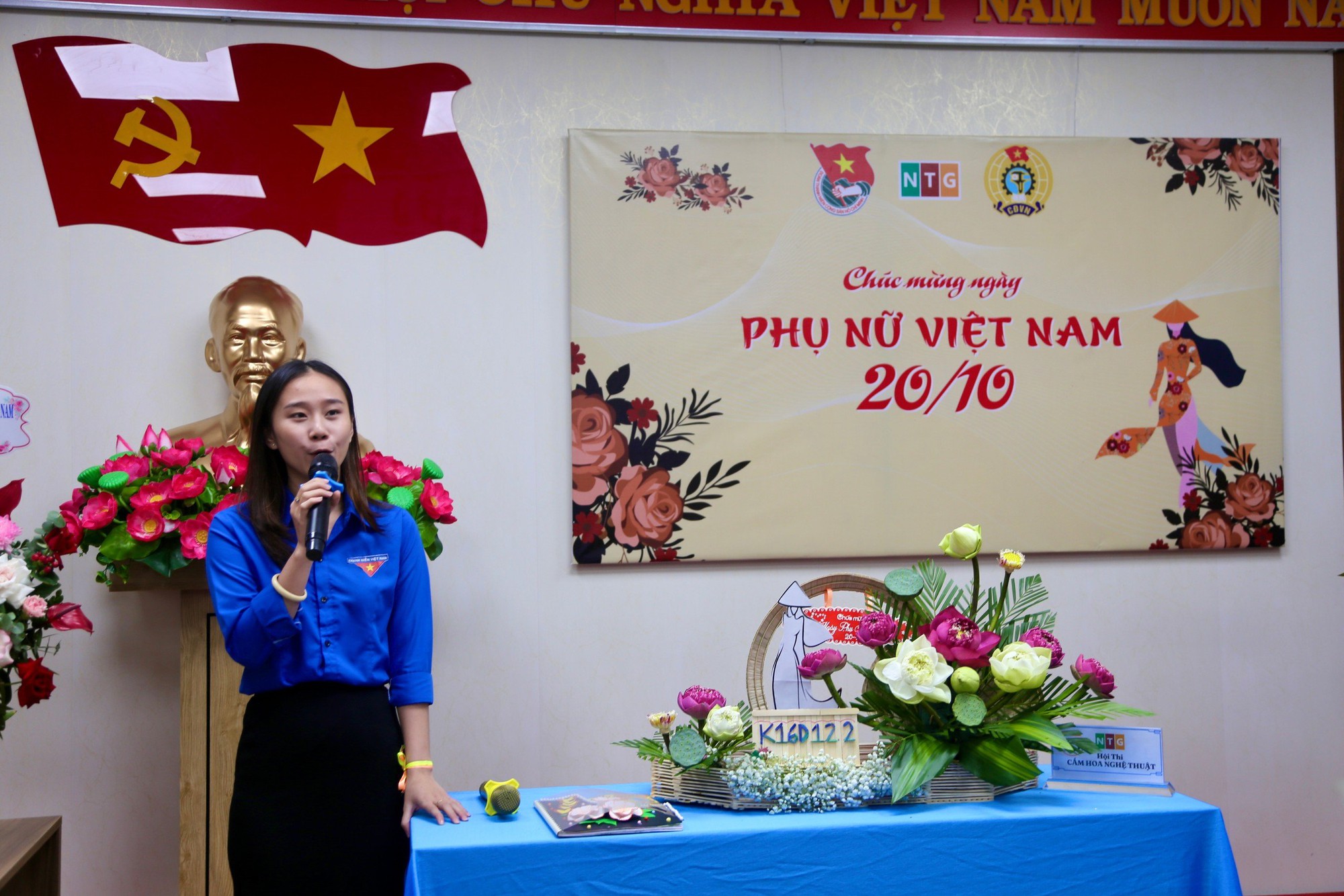 Nhiều hoạt động hướng tới Ng&agrave;y Phụ nữ Việt Nam tại Trường Cao đẳng C&ocirc;ng nghệ Ngoại thương - Ảnh 1.