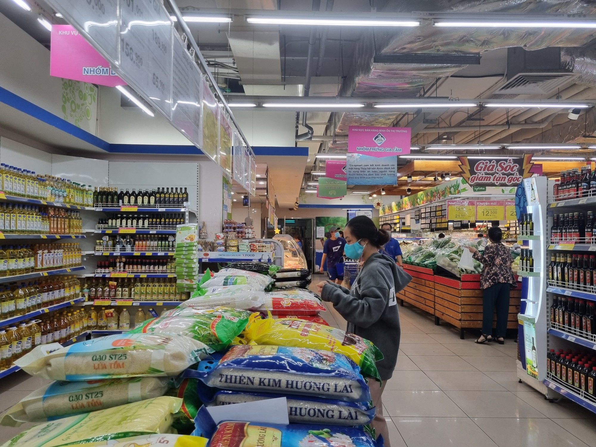 Gi&aacute; gạo b&aacute;n lẻ bước v&agrave;o chu kỳ tăng mới, nhiều si&ecirc;u thị mạnh tay giảm gi&aacute; - Ảnh 1.