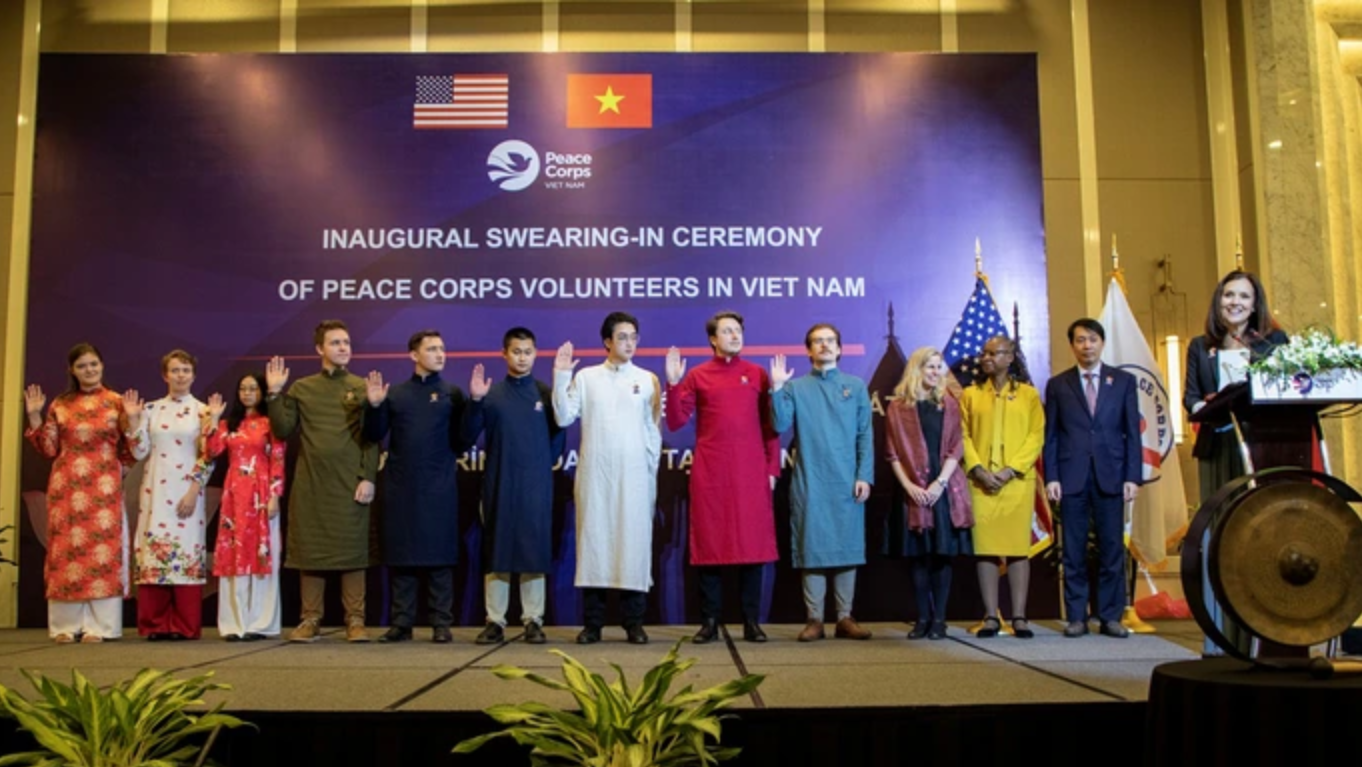 Nhóm tình nguyện viên thứ hai của Peace Corps sẽ làm việc tại TP HCM