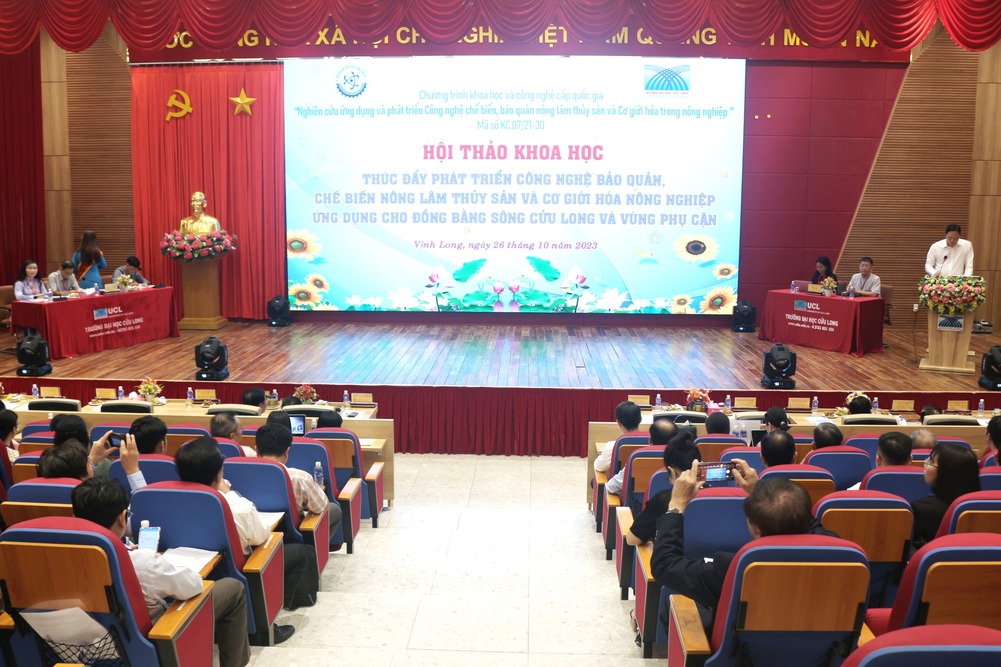 Một hội thảo quan trọng li&ecirc;n quan n&ocirc;ng sản diễn ra tại Trường ĐH Cửu Long - Ảnh 1.