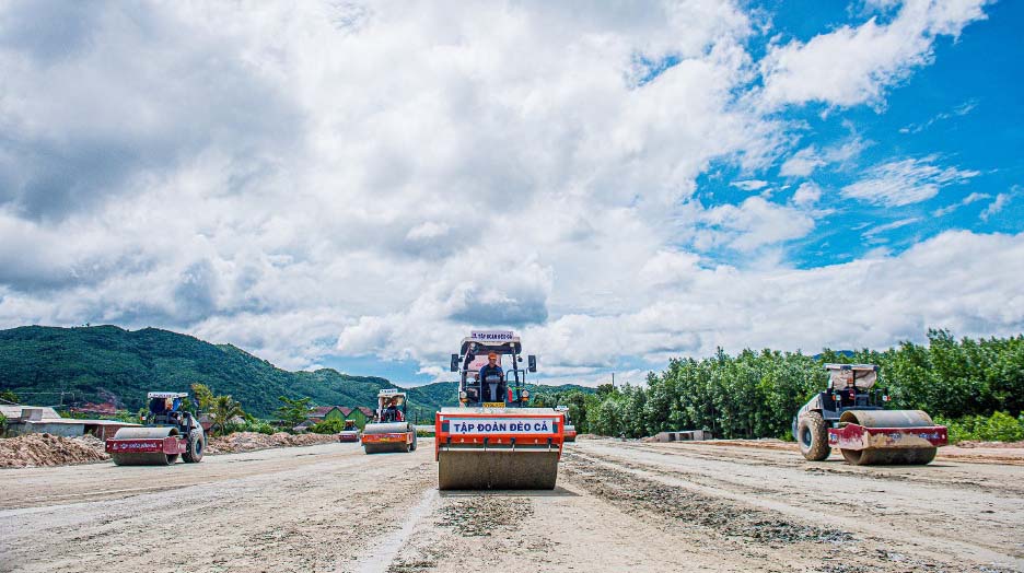 CAO TỐC QUẢNG NGÃI - HOÀI NHƠN: Áp dụng nhiều sáng kiến, giải pháp mới trong thi công