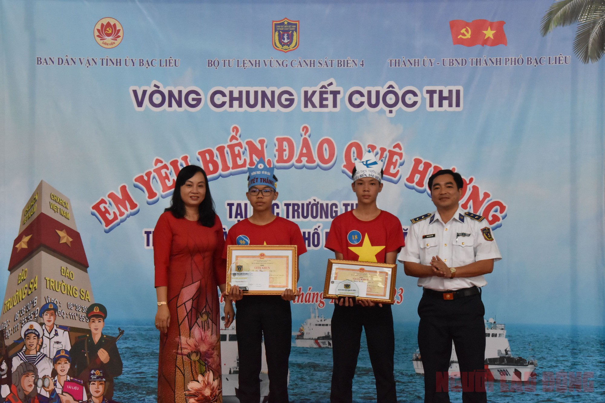 Nam sinh lớp 6 ở Bạc Li&ecirc;u gi&agrave;nh giải nhất cuộc thi Em y&ecirc;u biển, đảo qu&ecirc; hương - Ảnh 7.