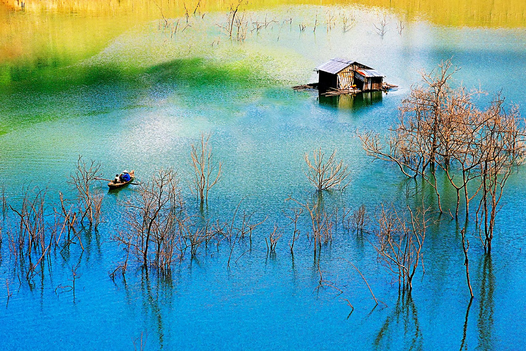 Triển l&atilde;m Bức tranh qu&ecirc; của Ho&agrave;ng Thạch V&acirc;n - Ảnh 6.