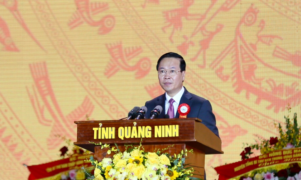 Chủ tịch nước Võ Văn Thưởng dự lễ kỷ niệm 60 năm Ngày thành lập tỉnh Quảng Ninh