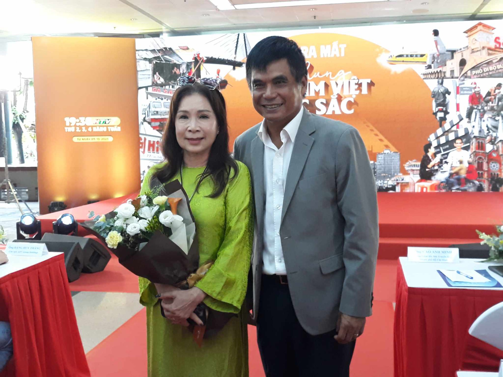 Loạt sao Việt tề tựu ch&uacute;c mừng HTV - Ảnh 8.