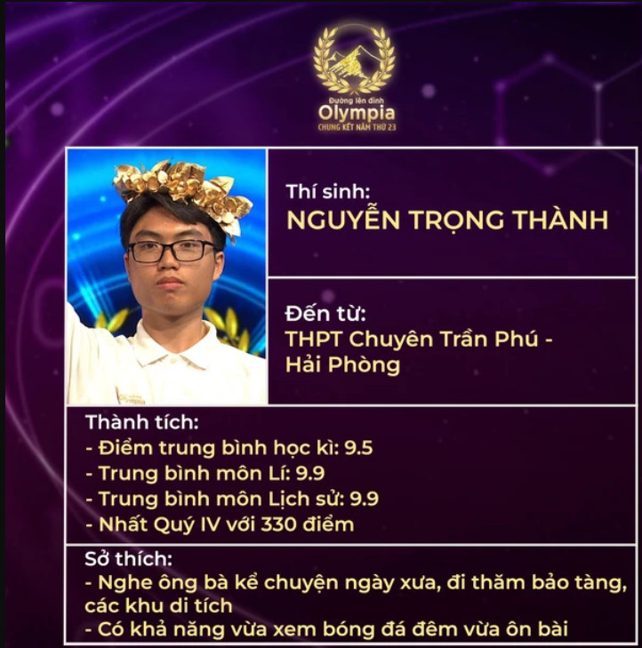 4 nh&agrave; leo n&uacute;i v&agrave;o chung kết Đường l&ecirc;n đỉnh Olympia 2023 c&oacute; th&agrave;nh t&iacute;ch khủng cỡ n&agrave;o? - Ảnh 5.