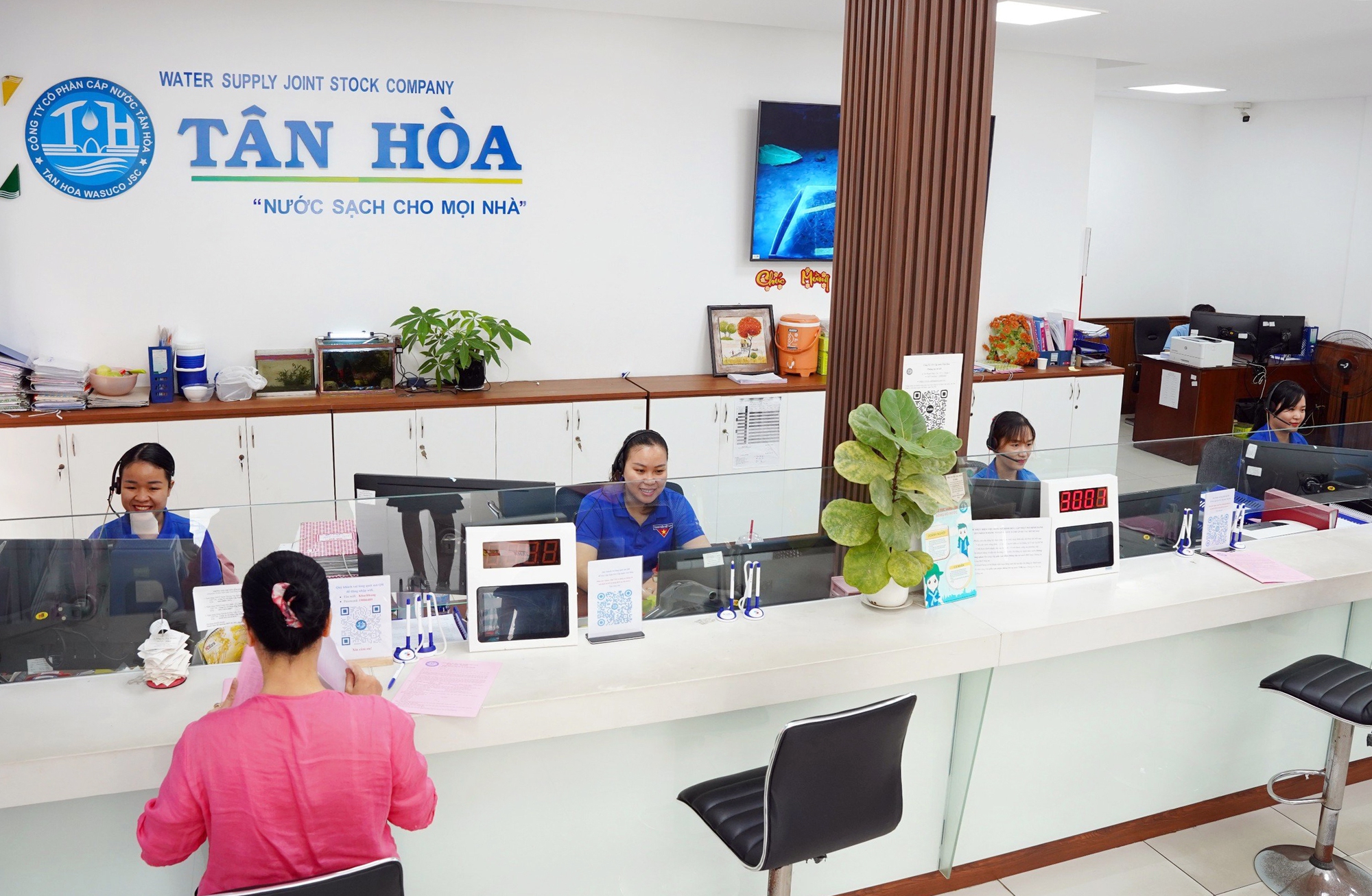 Công ty Cổ phần Cấp nước Tân Hòa ứng dụng tự động hóa và chuyển đổi số trong công tác chăm sóc khách hàng