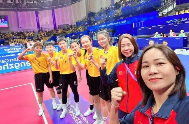 ASIAD 19: Cầu mây Việt Nam thắng Trung Quốc, vào chung kết nội dung 4 nữ