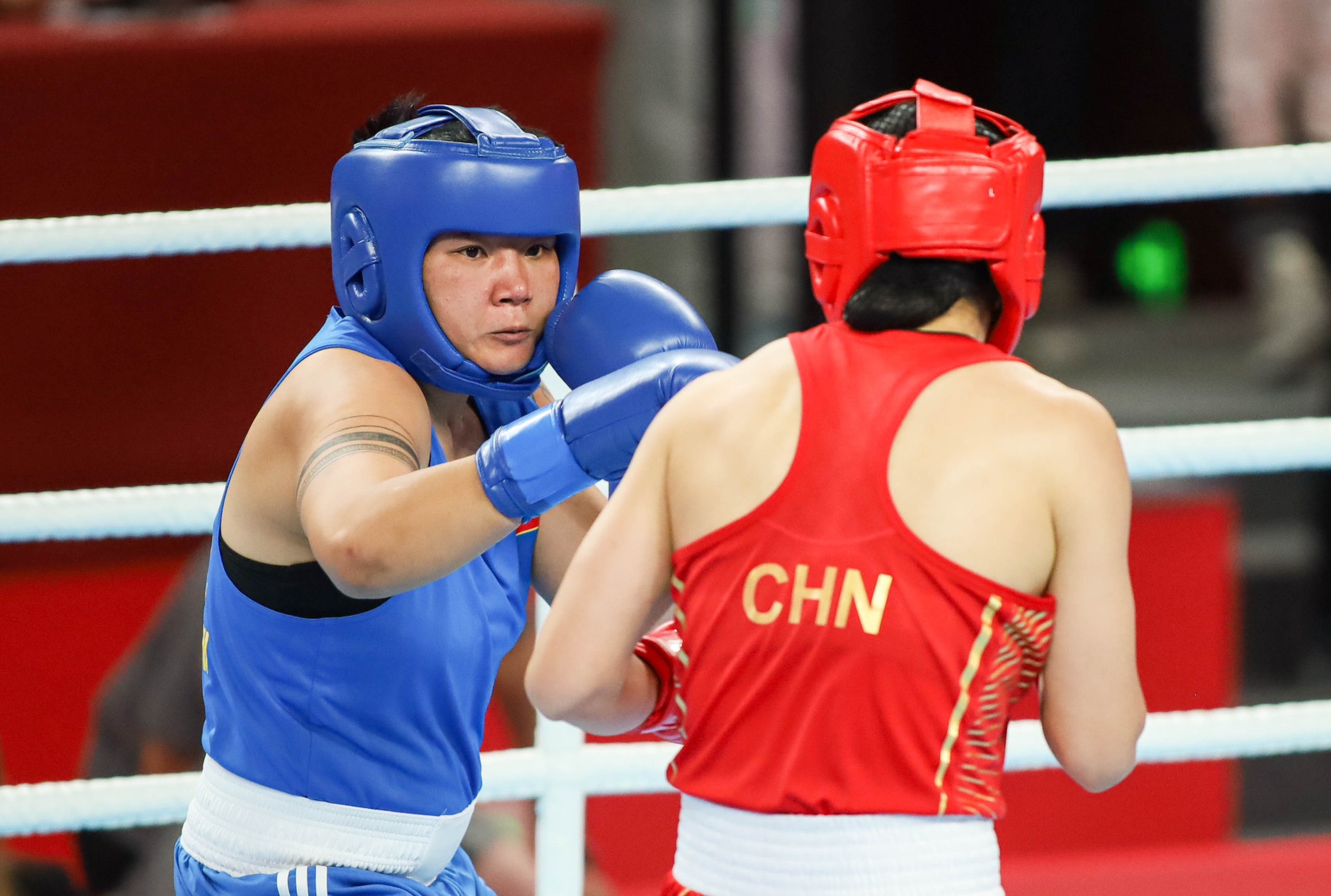 ASIAD 19: Cầu m&acirc;y Việt Nam thắng Trung Quốc, v&agrave;o chung kết nội dung 4 nữ - Ảnh 7.