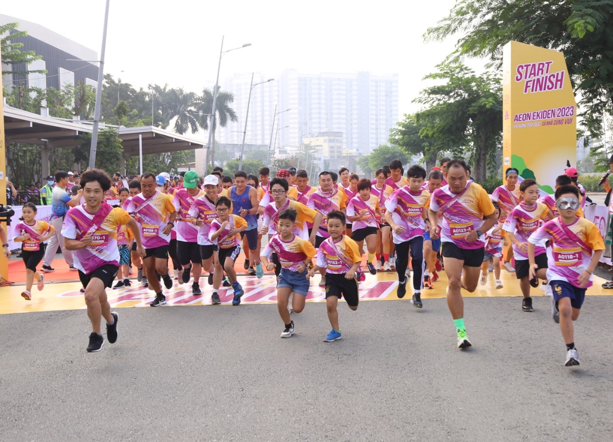 AEON khép lại hành trình Ekiden 2023: Mang trải nghiệm cho gần 4.000 người tại 3 thành phố