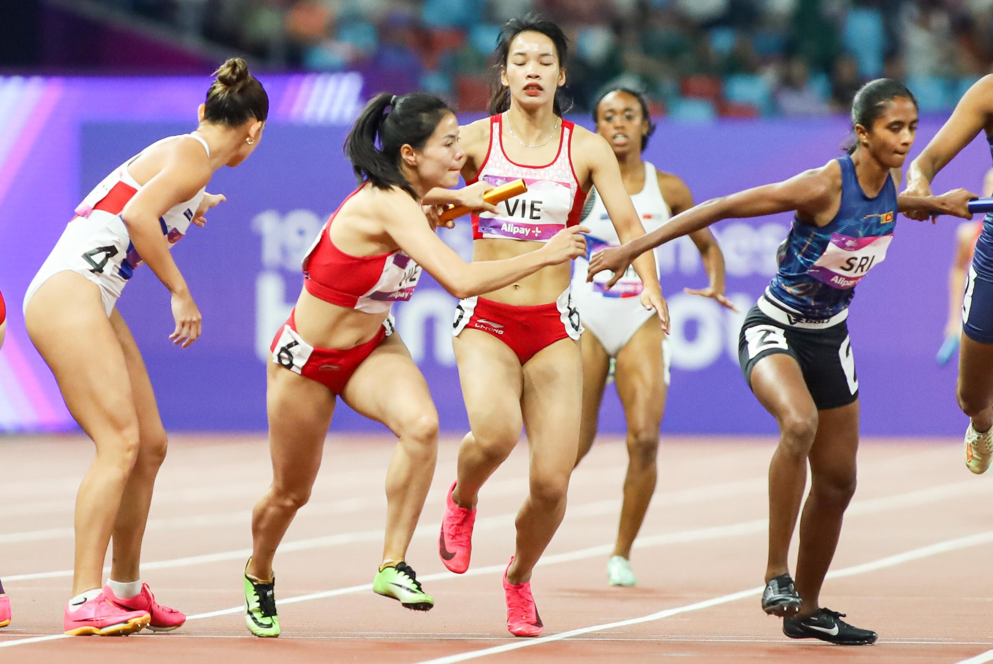 ASIAD 19 ngày 4-10: Tuyển tiếp sức 4x400 m nữ xếp hạng 4, điền kinh trắng tay