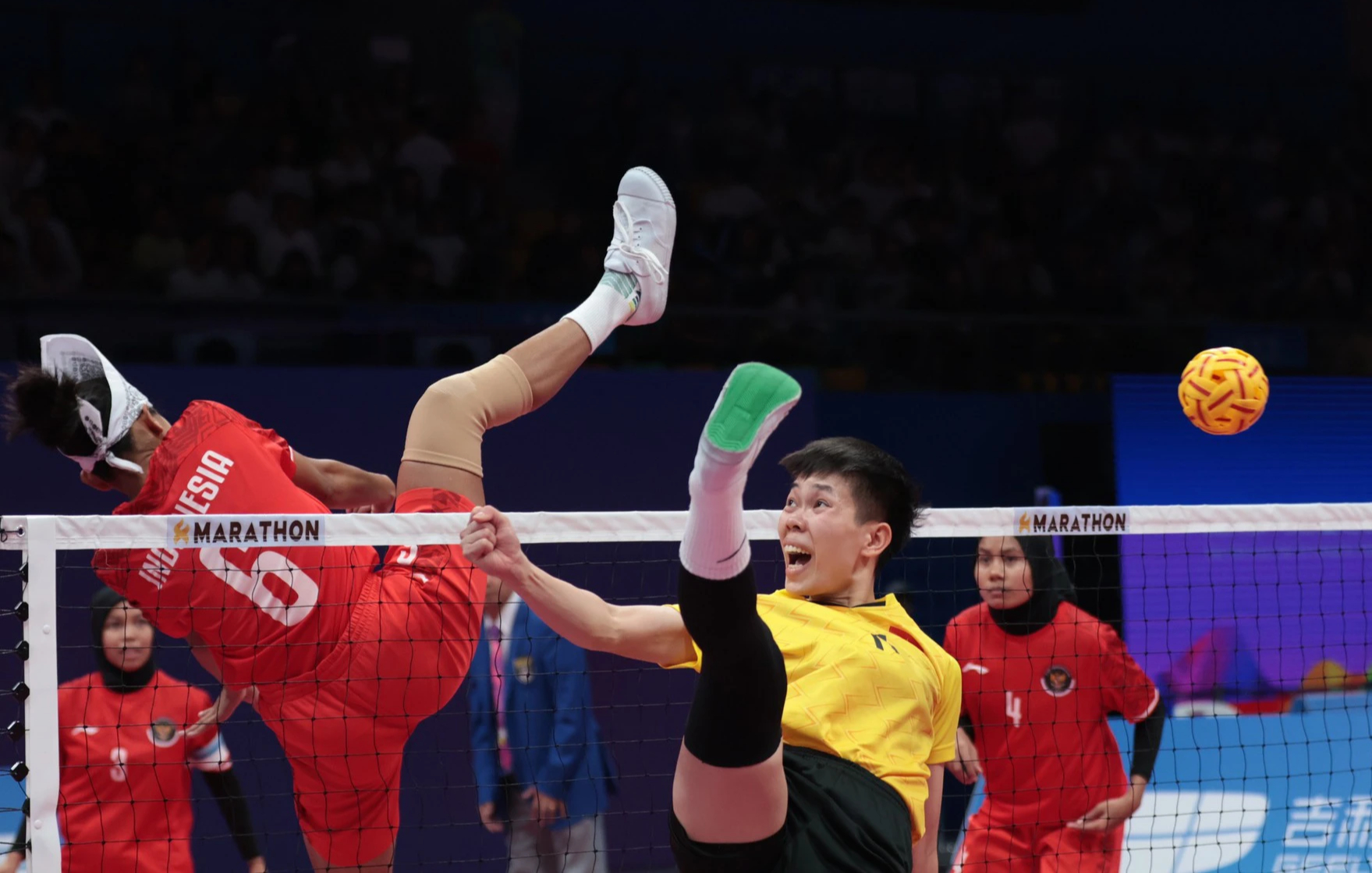 Hành trình lên ngôi vô địch ASIAD nghẹt thở của đội cầu mây nữ Việt Nam - Ảnh 2.