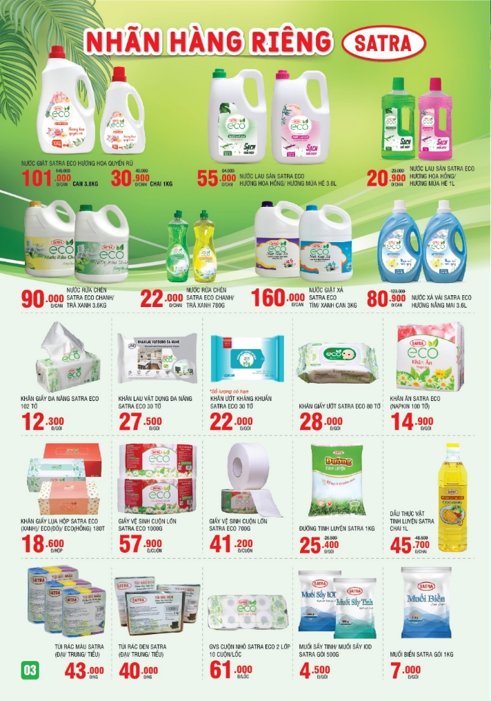 Giá tốt mua ngay tại hệ thống bán lẻ SATRA - Ảnh 2.