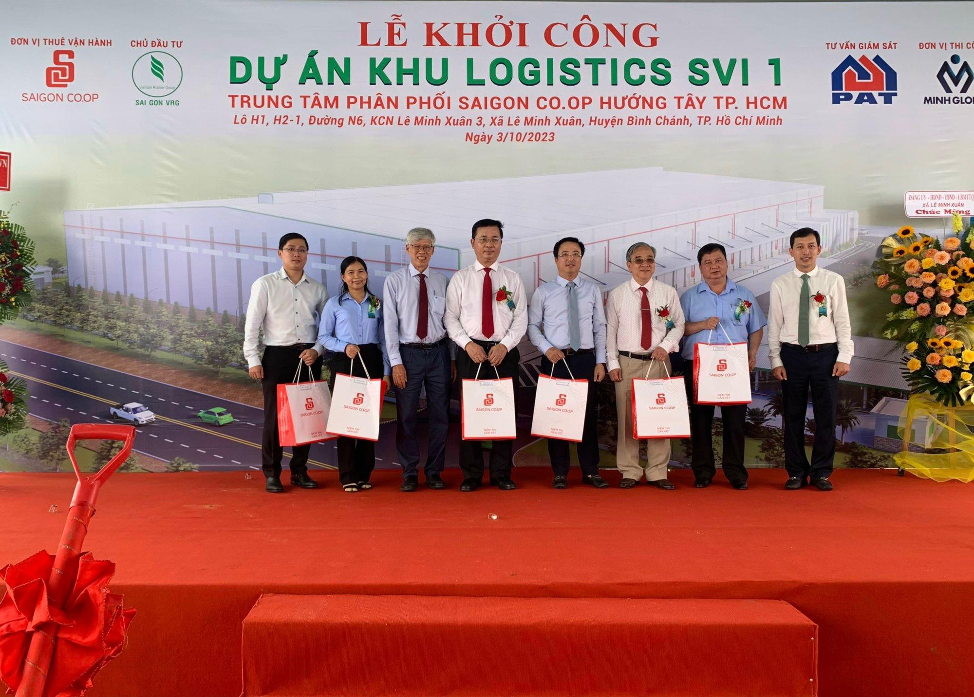 Khởi c&ocirc;ng kho Saigon Co.op hướng T&acirc;y TP HCM - Ảnh 2.