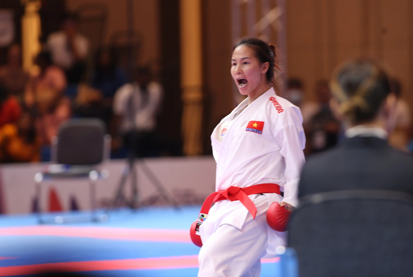 ASIAD 19 ngày 5-10: Bóng chuyền nữ Việt Nam thua trận trước chủ nhà - Ảnh 4.