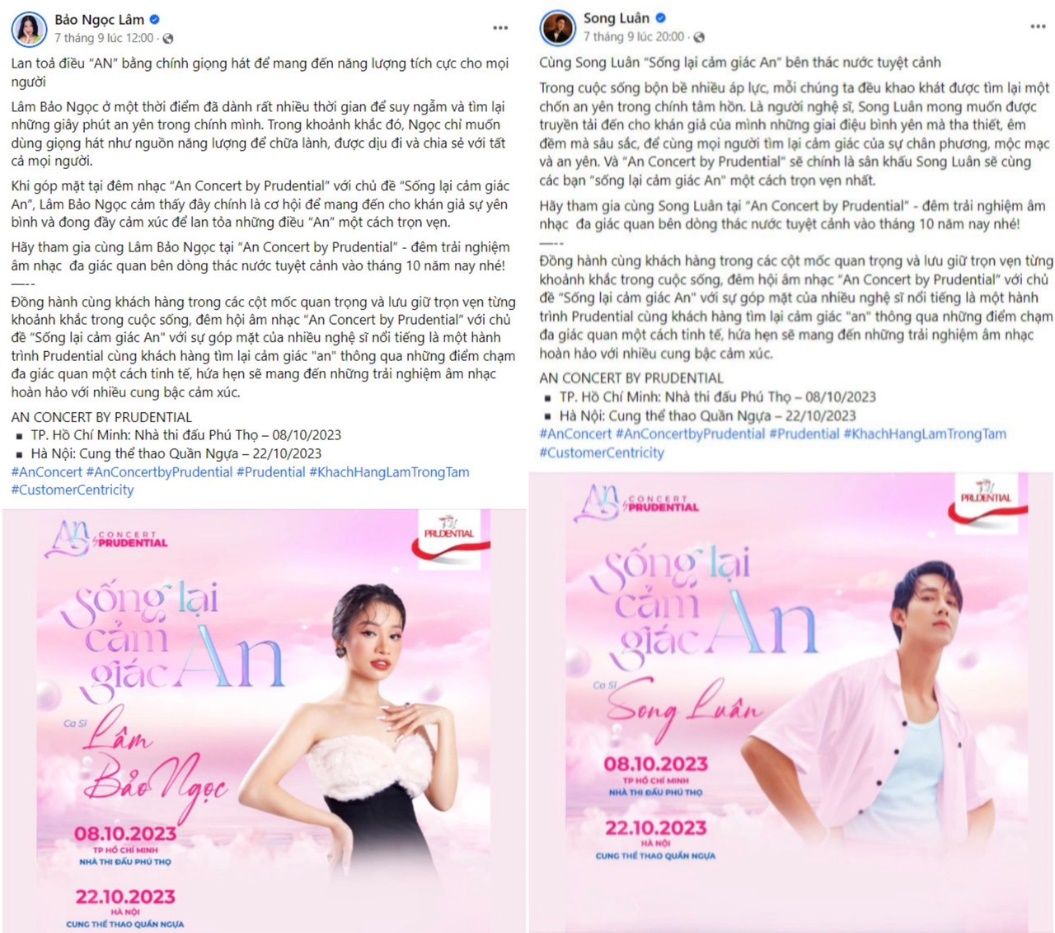 Đ&ecirc;m nhạc chủ đề &ldquo;Sống lại cảm gi&aacute;c An&rdquo; của Prudential quy tụ những giọng ca h&agrave;ng đầu Việt Nam - Ảnh 1.