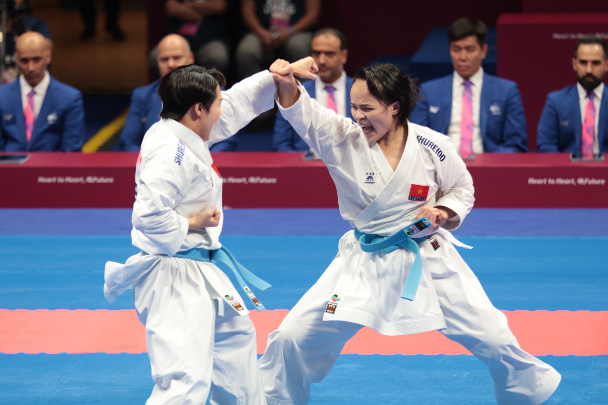 ASIAD 19 ng&agrave;y 6-10: C&ocirc; g&aacute;i v&agrave;ng karate kh&ocirc;ng thể gi&agrave;nh v&agrave;ng  - Ảnh 6.
