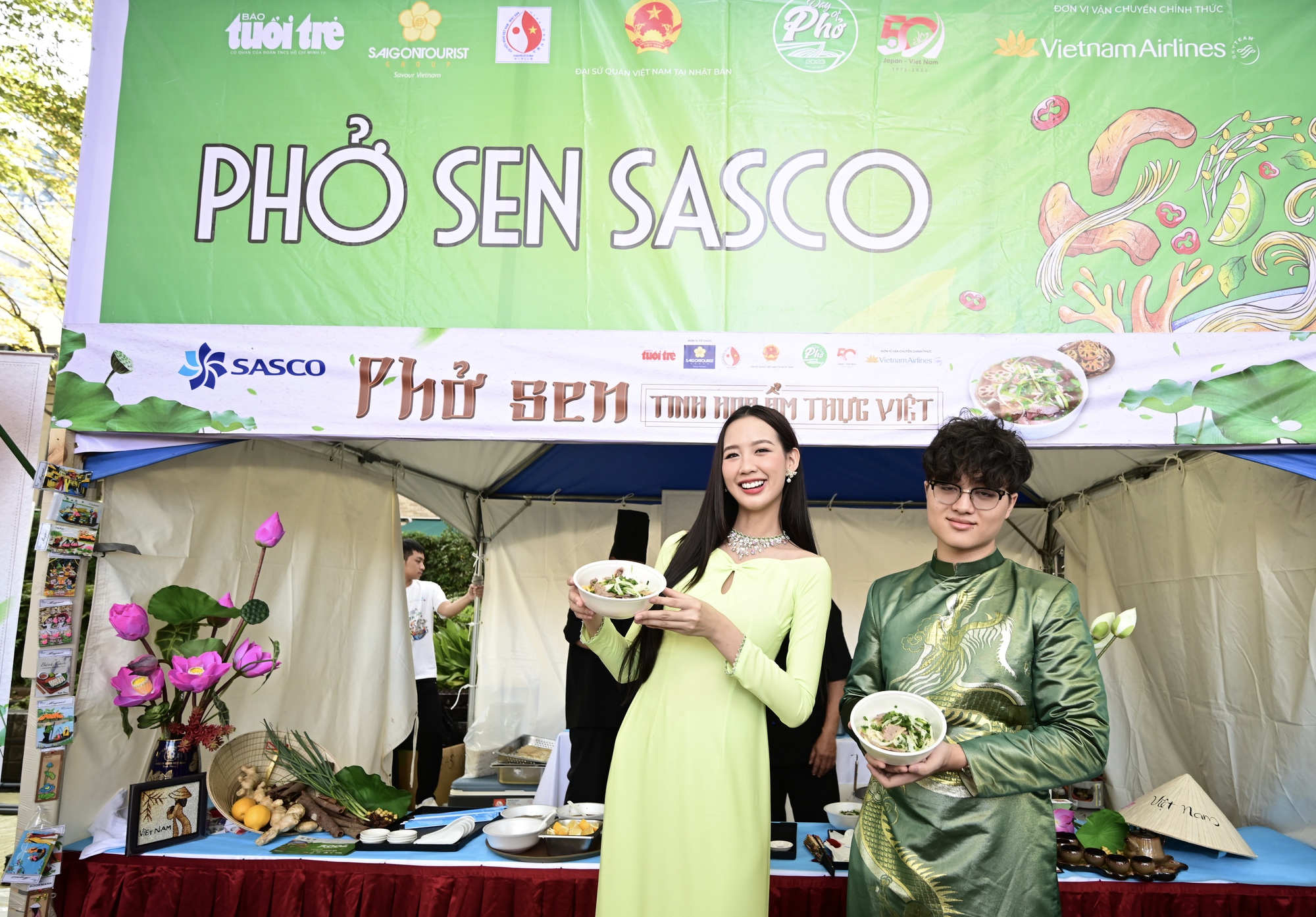 Phở Sen SASCO c&ugrave;ng c&aacute;c thương hiệu phở Việt toả hương tr&ecirc;n đất Nhật - Ảnh 6.