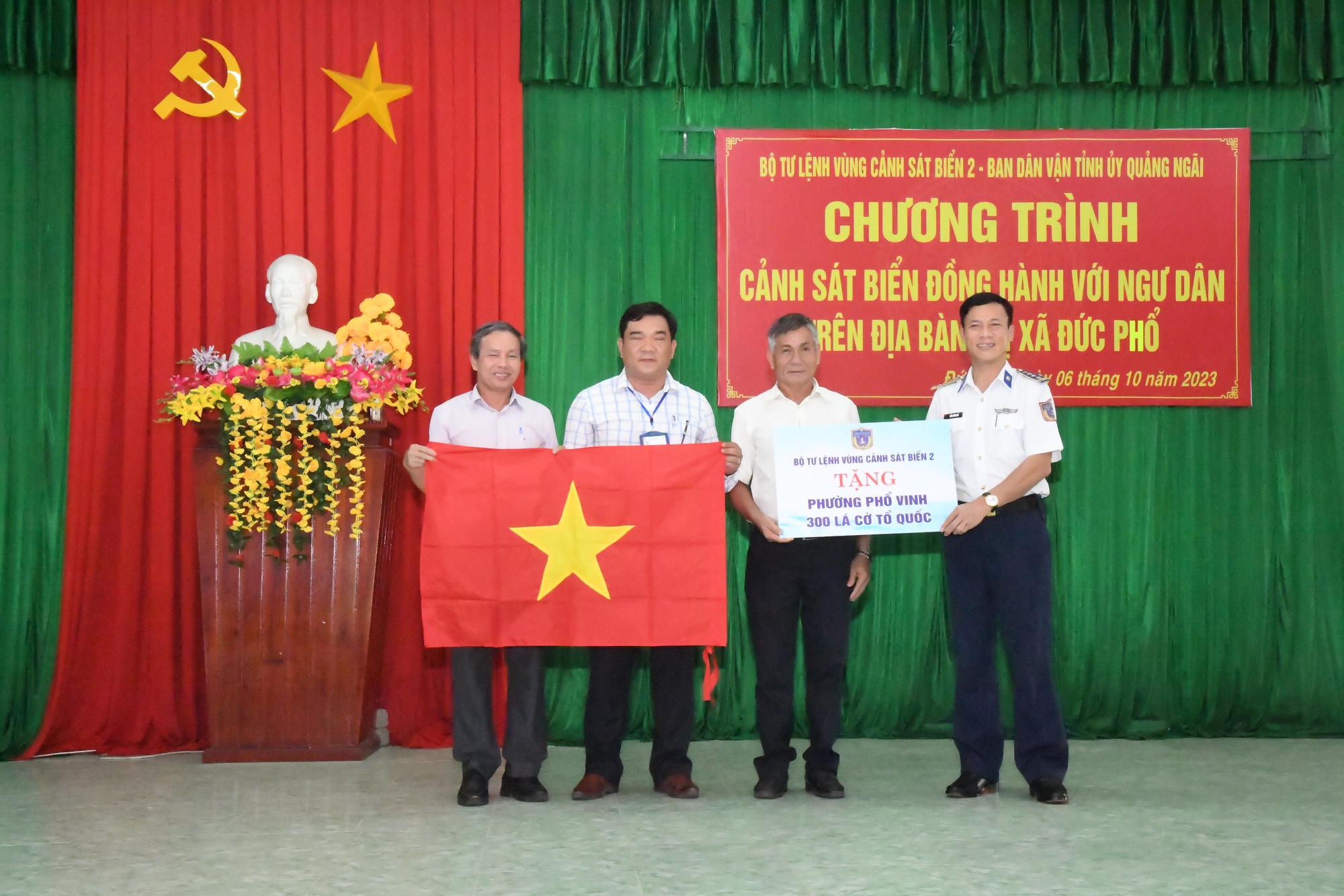 Nhiều hoạt động ý nghĩa của Bộ tư lệnh Vùng Cảnh sát biển 2 tại Quảng Ngãi