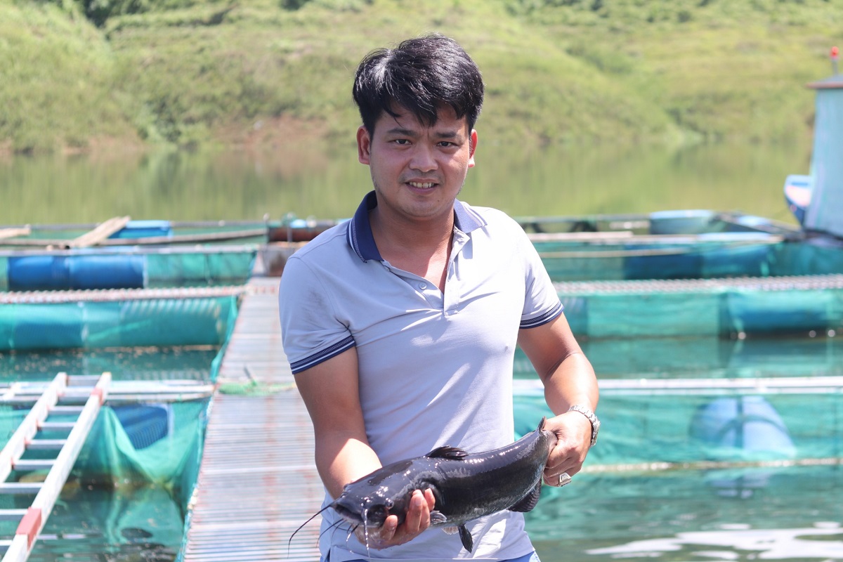 Ngắm khu nu&ocirc;i c&aacute; đặc sản tr&ecirc;n hồ nước ngọt lớn nhất Thanh H&oacute;a - Ảnh 4.